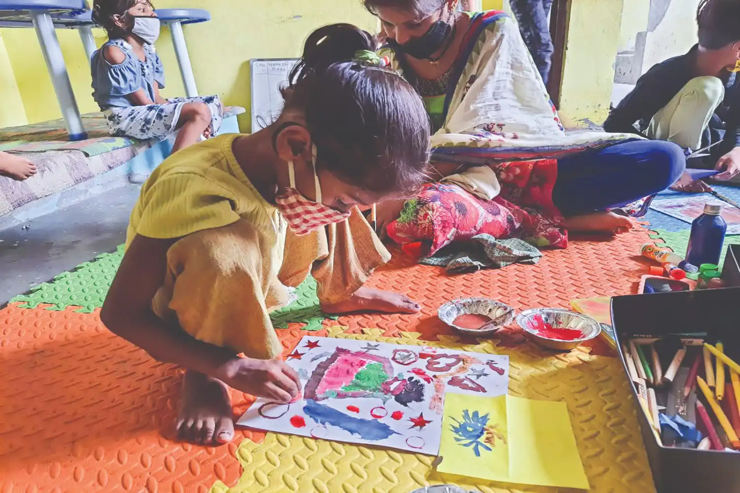 Child Drawing an image