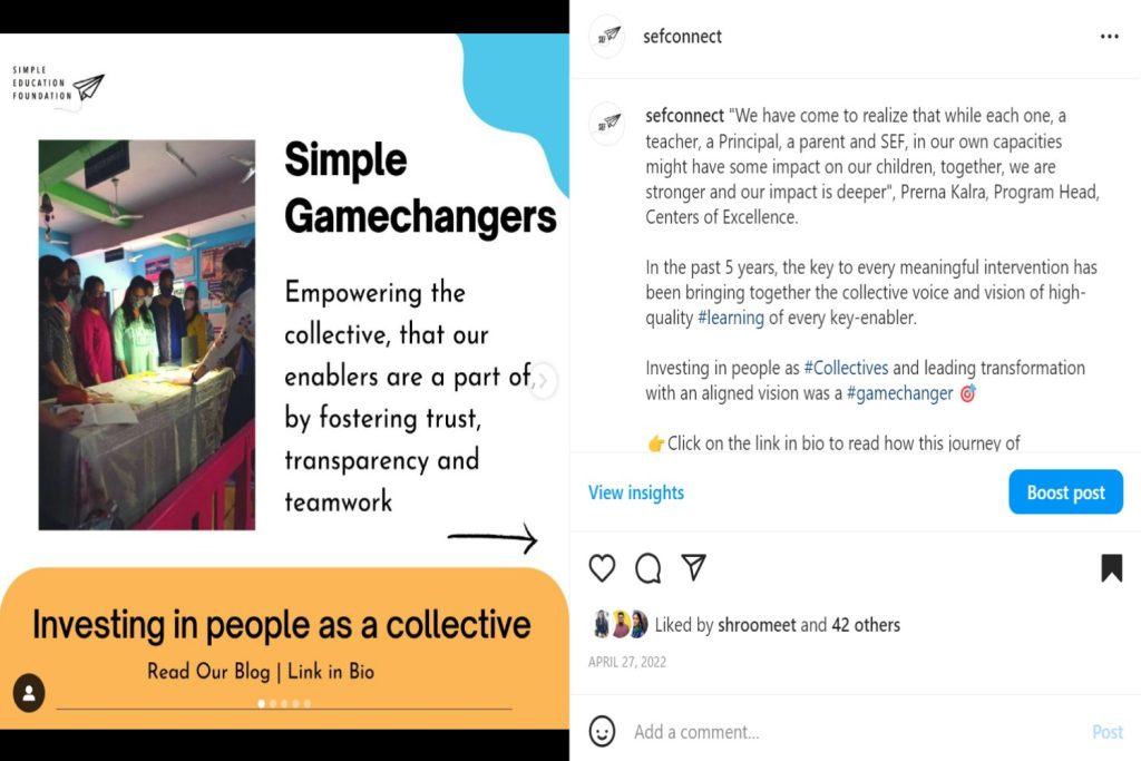 Social Media Campaigns Like Gamechangers are run to educate and inform