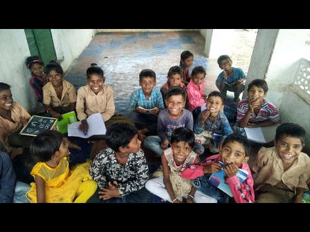 Children After a joyful class