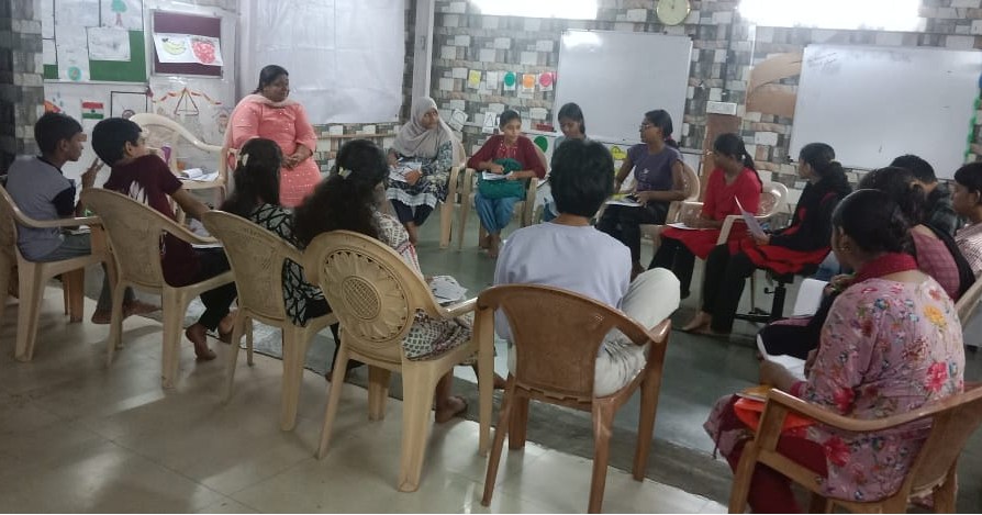 A session on mental health and stress management