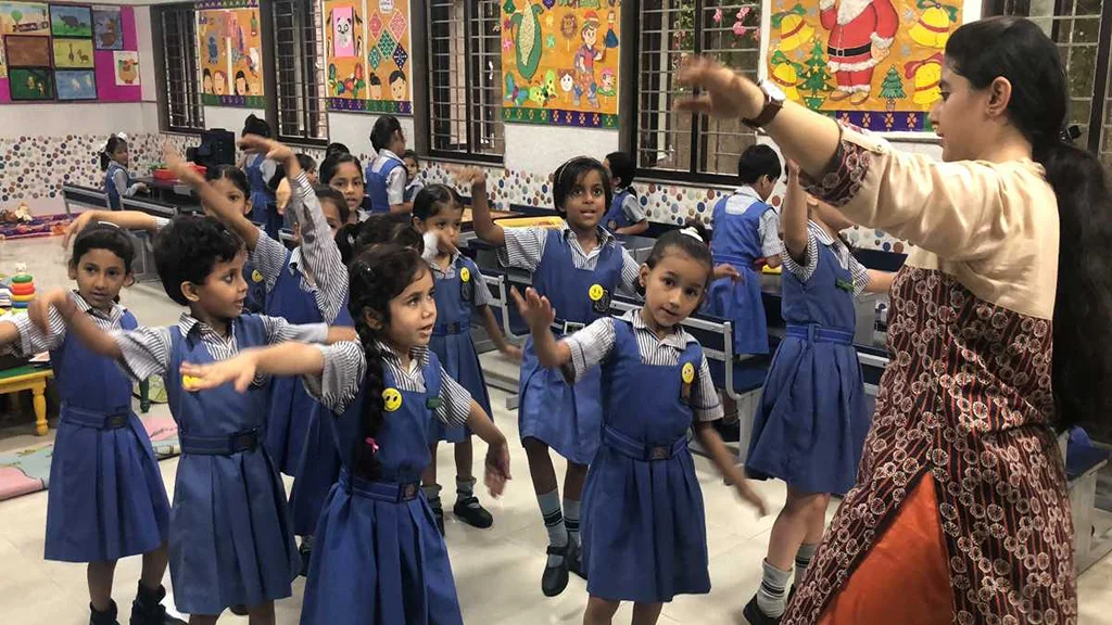Happiness Class Activity in a Delhi Government School